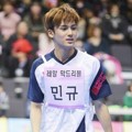 Mingyu Seventeen Saat Pertandingan Futsal 'Idol Star Athletics Championships 2016'