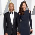 Pharrell Williams Datang Bersama Helen Lasichanh di Oscar 201