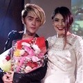 Indah Dewi Pertiwi Dukung Kiky Samudra di Peluncuran Single Perdananya
