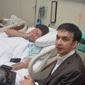 Reza Rahadian Ditemui di RS Medistra