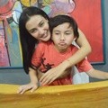 Atiqah Hasiholan dan Sinyo di Syukuran Film 'Wonderful Life'
