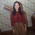 Indah Permatasari di Konferensi Pers Film 'Rudy Habibie'