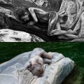 Bodypainter dan Fotografer Menyatukan Model dengan Formasi Bebatuan