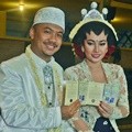 Ari Pujianto dan Ratu Felisha Usai Akad Nikah