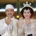 Ari Pujianto dan Ratu Felisha Usai Akad Nikah