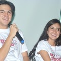 Rizky Nazar dan Michelle Zudith di Jumpa Pers Film 'I Love You from 38000 Ft'