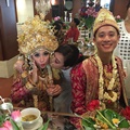 Putri Titian dan Junior Liem Gelar Akad Nikah dengan Adat Palembang