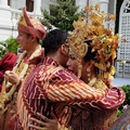 Junior Liem dan Putri Titian Menerima Ucapan Selamat dengan Penuh Haru