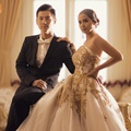 Junior Liem dan Putri Titian Tampak Elegan