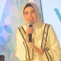 Zaskia Sungkar di Konferensi Pers Indonesia Fashion Forward