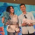 Syahrini dan Raffi Ahmad di Jumpa Pers Film 'Finding Dory' Versi Indonesia