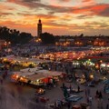 Masjid di Kota Casablanca, Maroko Menjadi Pasar Malam Saat Ramadhan