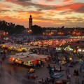 Masjid di Kota Casablanca, Maroko Menjadi Pasar Malam Saat Ramadhan