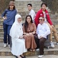 Maia Estianty Bersama Al, El, Dul Mudik ke Surabaya