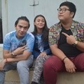 Lionil Hendrik, Amanda Rawles dan Ricky Cuaca di Acara Nonton Bareng Film 'I Love You from 38000 Ft'