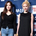 Hyomin dan Qri T-ara di VIP Premiere Film 'Train to Busan'