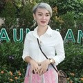 Zaskia di Syukuran Ulang Tahun Julia Perez