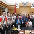 Pemain Film '3 Srikandi' Kunjungi Kantor Pemprov DKI Jakarta