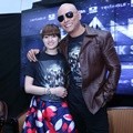 Chika Jessica dan Deddy Corbuzier di Launching Novel 'Triangle The Dark Side'