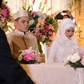 Ben Kasyafani dan Nesyana Ayu Nabila Saat Akad Nikah