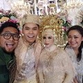 Imam Darto dan Istri Hadir di Resepsi Pernikahan Ben Kasyafani dan Ines