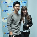 Randy Martin dan Cassandra Lee di Konferensi Pers HUT SCTV ke-26