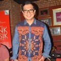 Krisna Mukti di Konferensi Pers Bank Musik