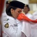 Proses Pengukuhan Paskibraka 2016