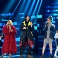 Julia Perez, Virzha dan Ayu Ting Ting di 'RCTI 27 Anniversary Celebration'