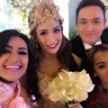 Julia Perez Hadir di Pernikahan Gilang Dirgahari dan Adiezty Fersa