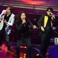 Once, Ipang dan Armand Maulana di HUT Global TV 'Amazing 14'