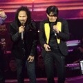 Ipang dan Armand Maulana di HUT Global TV 'Amazing 14'