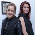 Melodya Vanesha dan Sheila Marcia di Konferensi Pers 1000 Band