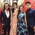 Omar Daniel, Michella Putri, Angela Gilsha dan Giorgino Abraham di Silet Awards 2016