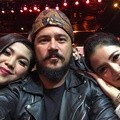 Raya Kitty, Fathir Muchtar dan Fera Feriska di Bangku Penonton
