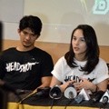 Iko Uwais dan Chelsea Islan di Event 'Headshot Goes to Binus University'