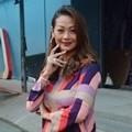 Indah Kalalo Usai Mengisi Program 'Rumpi'
