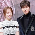 Shin Hye Sun dan Lee Min Ho di Jumpa Pers Drama 'Legend of the Blue Sea'