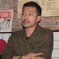 Rio Dewanto di Konferensi Pers Film 'Pasukan Garuda: I Leave My Heart in Lebanon'