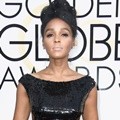 Tampil Beda Janelle Monae Kenakan Gaun Asimetris Armani Prive