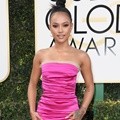 Karrueche Tran dengan Gaun Rancangan Dolce & Gabbanas