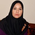 Annisa Pohan Saat menghadiri Acara Perayaan Maulid Nabi di Kawasan Bukit Duri, Jakarta Selatan