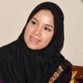 Annisa Pohan Saat menghadiri Acara Perayaan Maulid Nabi di Kawasan Bukit Duri, Jakarta Selatan