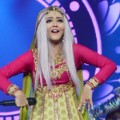 Jenita Janet di Acara HUT Indosiar ke-22