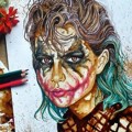 Taylor Swift Dilukis Ala Joker dengan Media Kopi