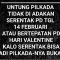Valentine Menjelang Pilkada 2017