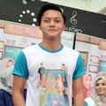 Rizky Febian di Gala Premier Film 'Cahaya Cinta Pesantren'