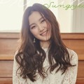 Sungyeon Pristin di Pemotretan Edisi Valentine 2017