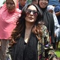 Diana Pungky di Pemakaman Eko DJ