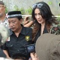 Doyok dan Diana Pungky di Pemakaman Eko DJ
